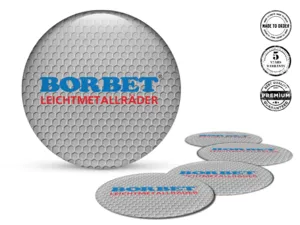 Borbet Decalcomania Logo Cerchio Auto Niche Quantum Pulse